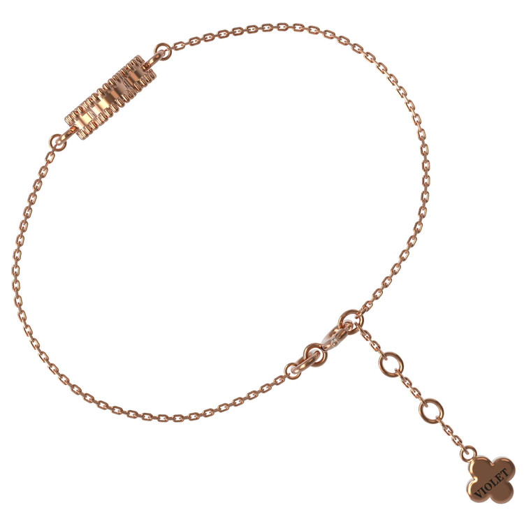 Браслет из золота c малахитом