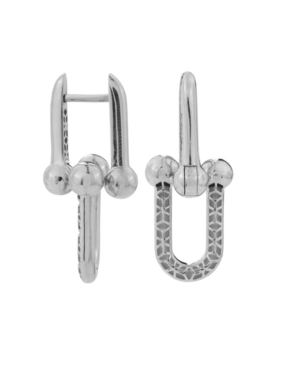 Серьги из белого золота 585 пробы