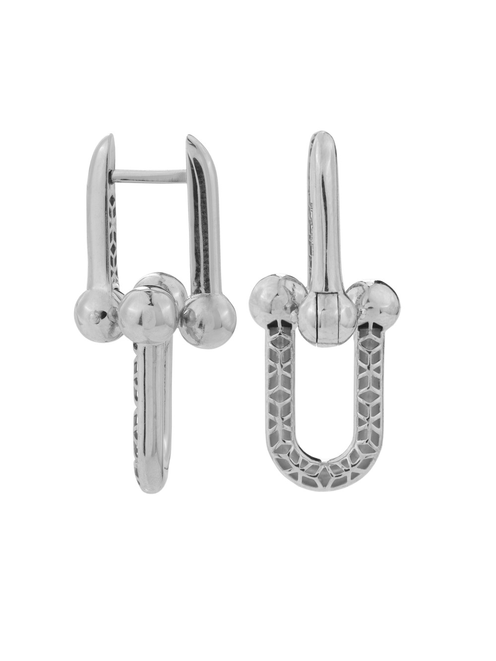 Серьги из белого золота