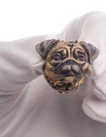 Подвеска из лимонного золота 585 пробы c эмалью