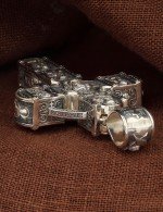 Крест из серебра и золота