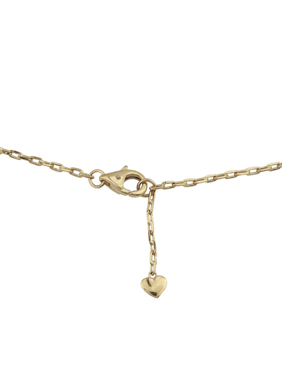 Колье из лимонного золота c бриллиантами