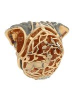 Подвеска из золота 585 пробы c эмалью