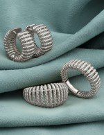 Серьги из белого золота 585 пробы
