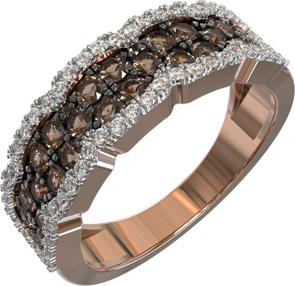 Кольцо из золота c бриллиантами