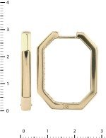 Серьги из лимонного золота 585 пробы