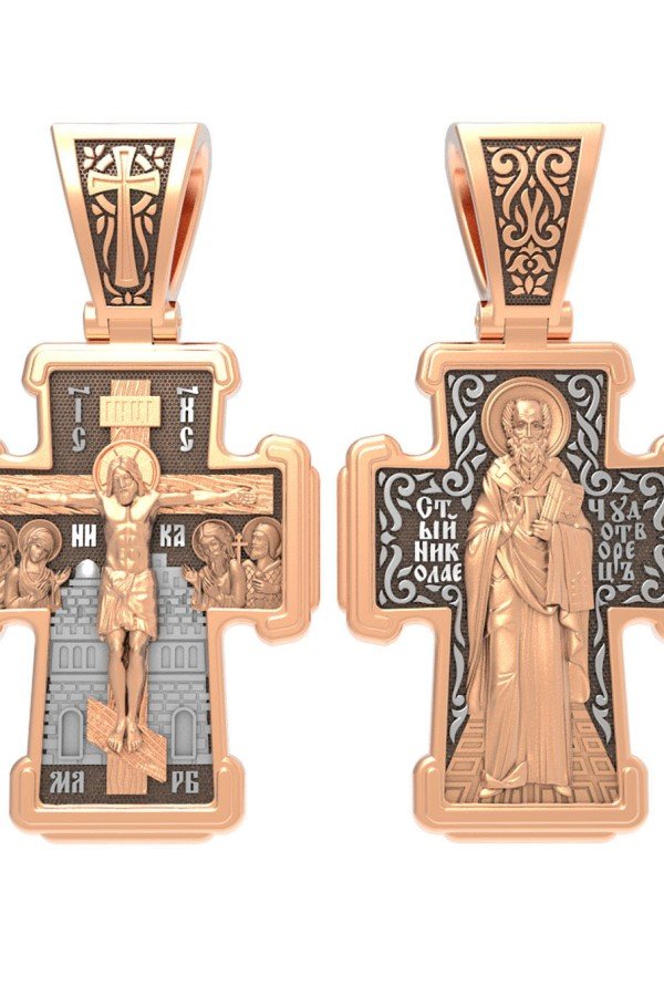 Крест из золота 585 пробы
