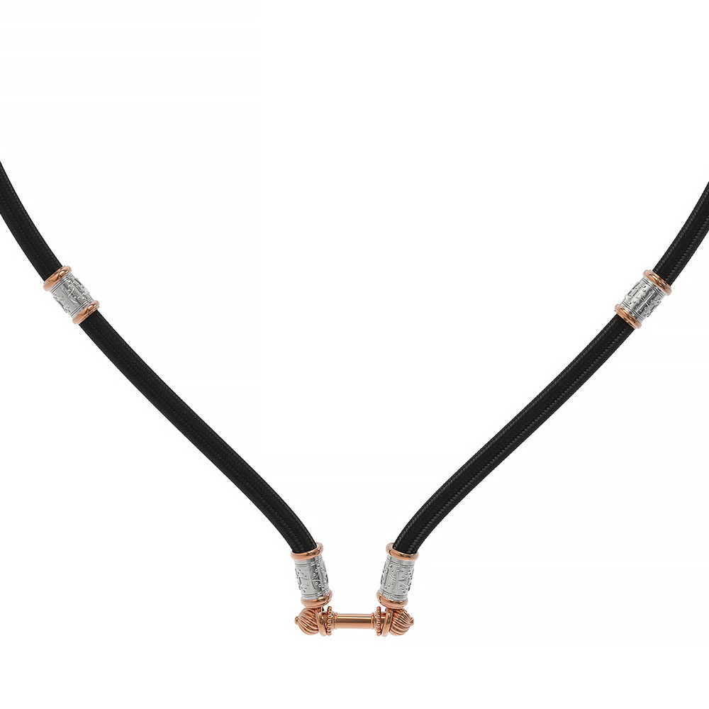 Шнурок шёлковый из золота c шёлковым шнурком