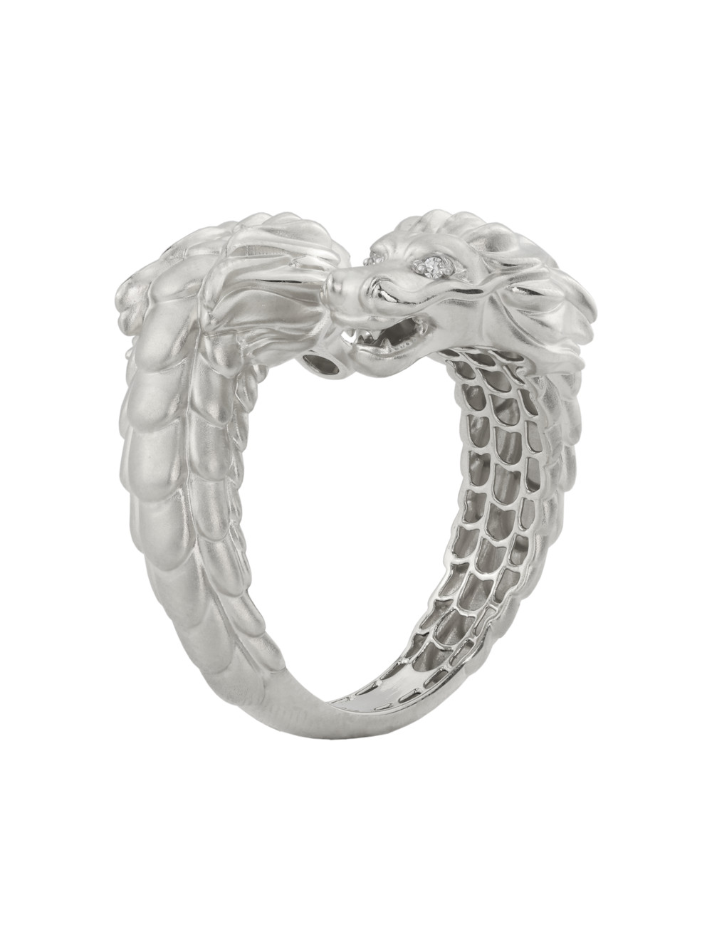 Кольцо из белого золота c бриллиантами