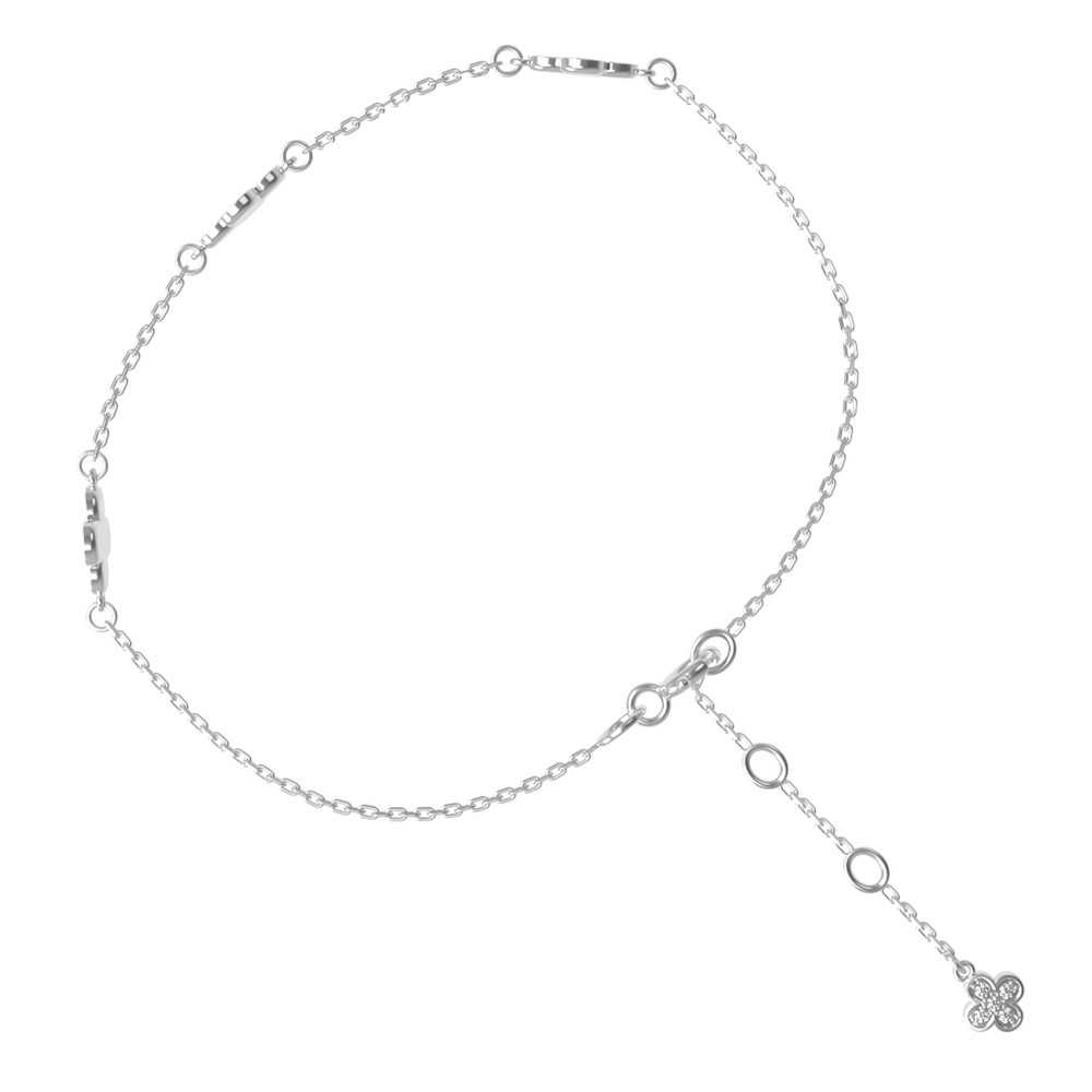 Браслет из белого золота c бриллиантами