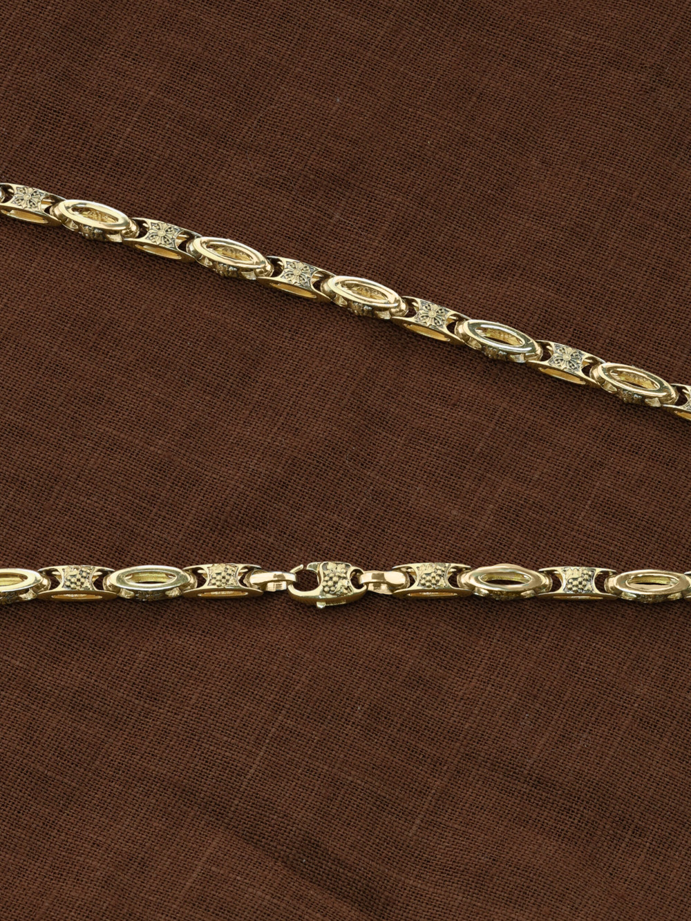 Цепь из лимонного золота