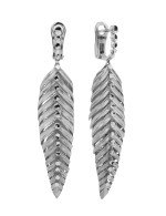 Серьги из белого золота 585 пробы
