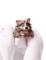 Кольцо из золота 585 пробы c эмалью