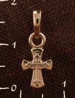 Крест из золота 585 пробы