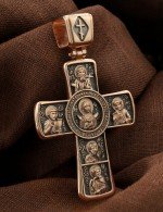 Крест из золота 585 пробы