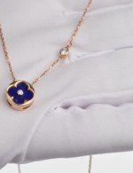 Колье из золота 585 пробы c бриллиантами и лазуритом