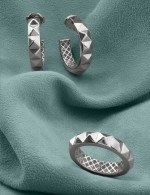 Серьги из белого золота 585 пробы