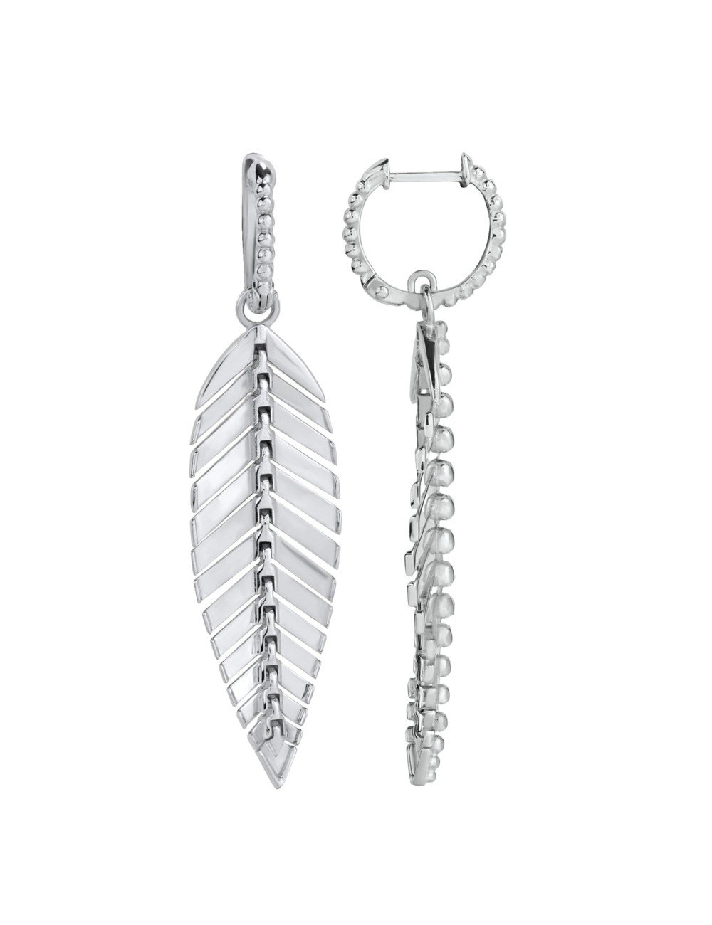 Серьги из белого золота 585 пробы