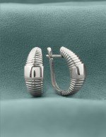 Серьги из белого золота 585 пробы