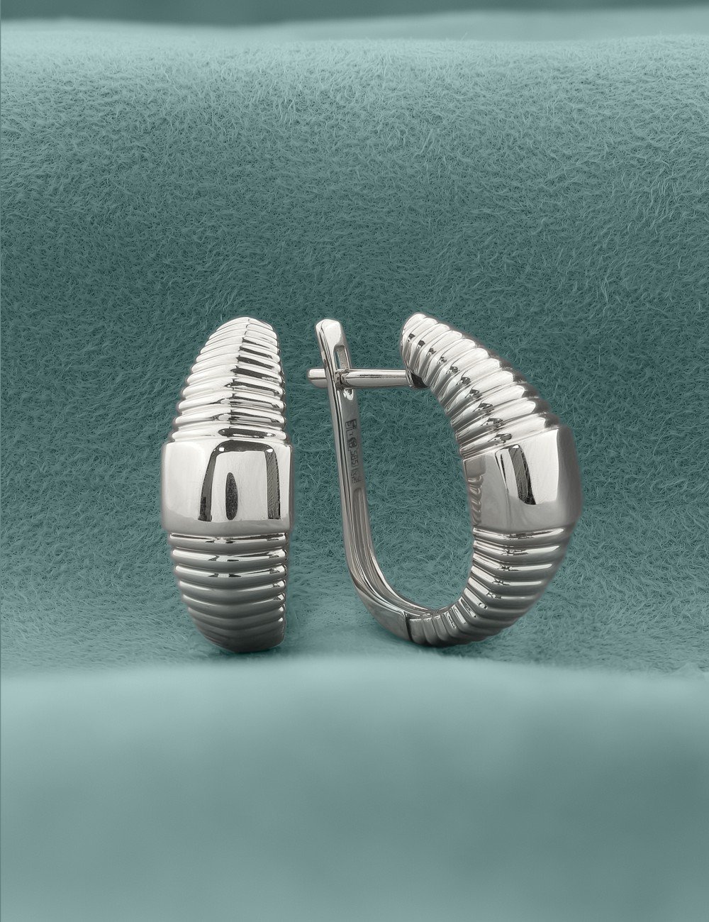 Серьги из белого золота 585 пробы