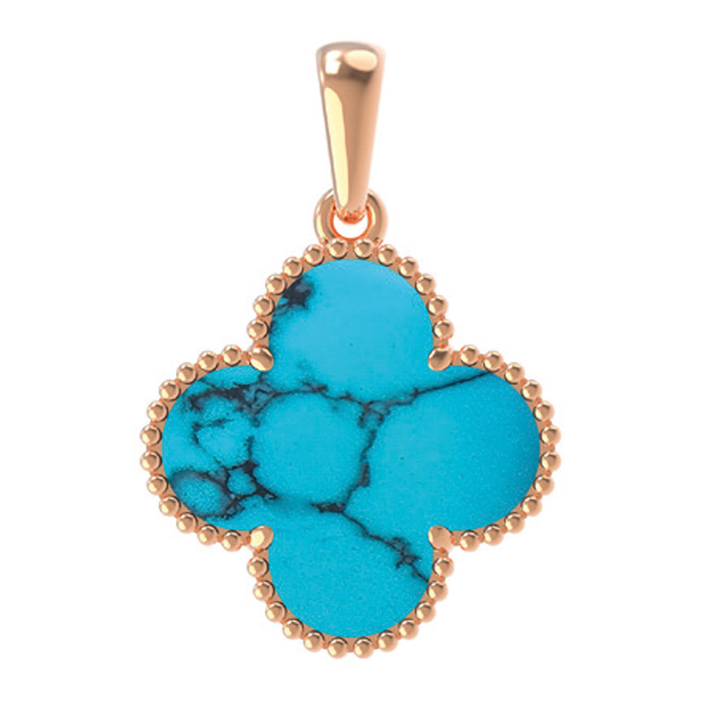 Подвеска из золота c бирюзой