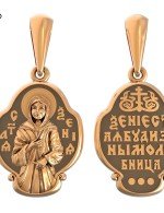 Образок из золота 585 пробы