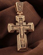 Крест из золота 585 пробы