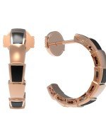 Серьги из золота 585 пробы c ониксом