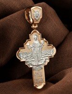 Крест из золота 585 пробы