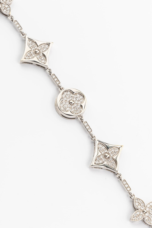 Браслет из белого золота c бриллиантами