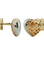 Серьги из лимонного золота 585 пробы