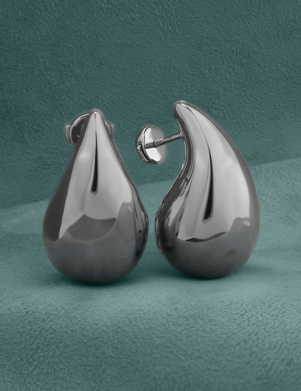 Серьги из белого золота 585 пробы