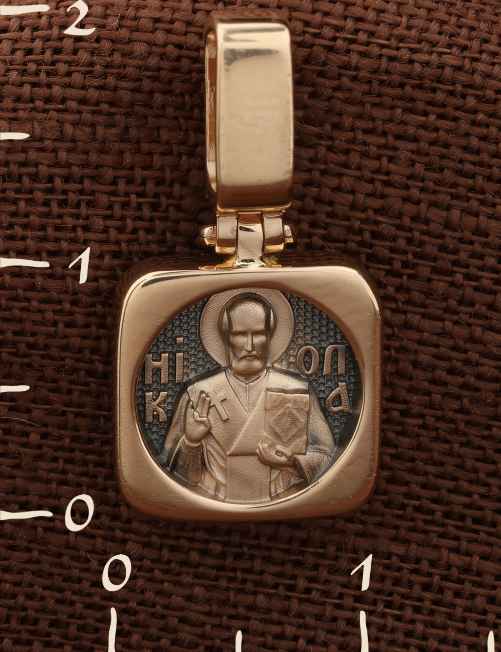 Образок из золота 585 пробы