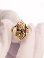 Кольцо из лимонного золота 585 пробы