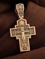Крест из золота 585 пробы