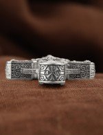 Крест из белого золота 585 пробы