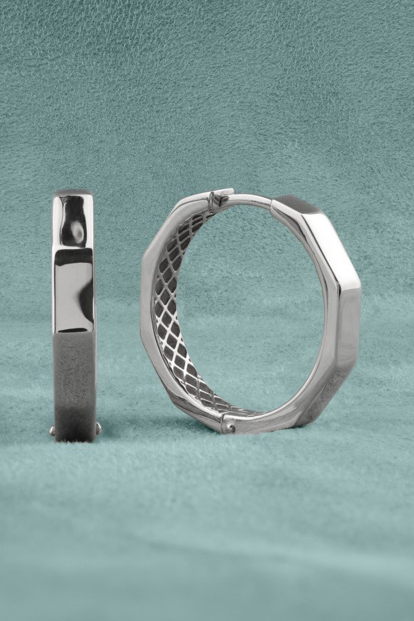 Серьги из белого золота 585 пробы