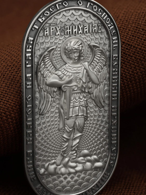 Образок из белого золота