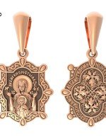 Образок из золота 585 пробы
