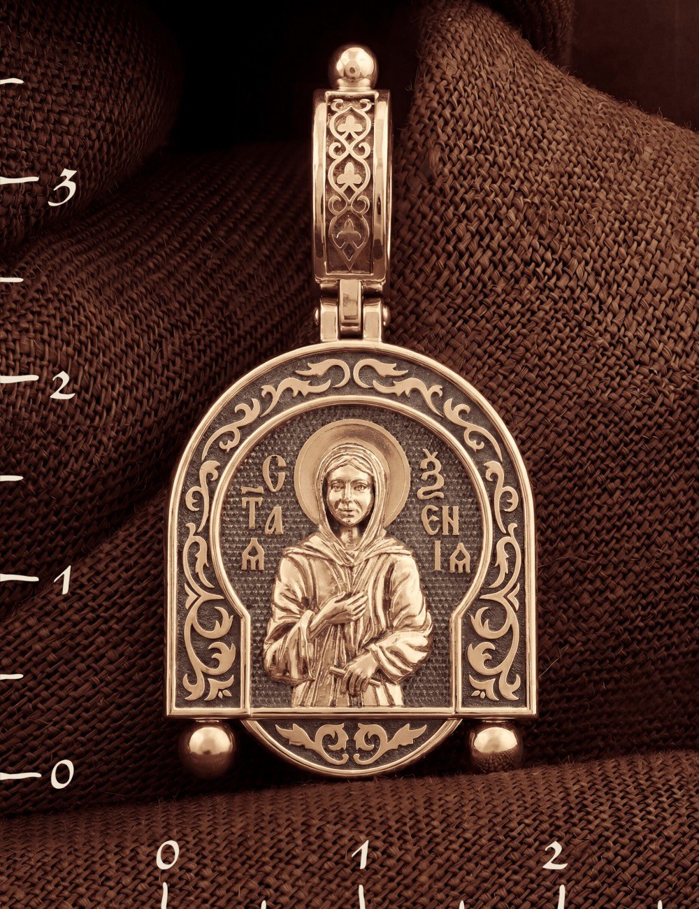 Образок из золота 585 пробы
