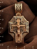 Крест из золота 585 пробы