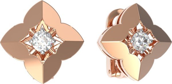 Серьги из золота c бриллиантами