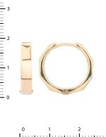 Серьги из золота 585 пробы