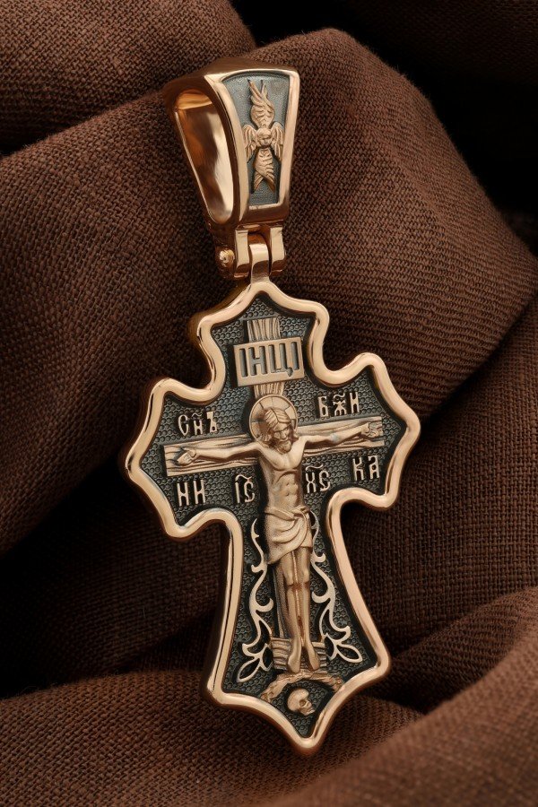 Крест из золота 585 пробы