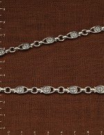Цепь из белого золота 585 пробы