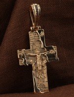 Крест из золота 585 пробы