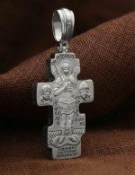 Крест из белого золота 585 пробы