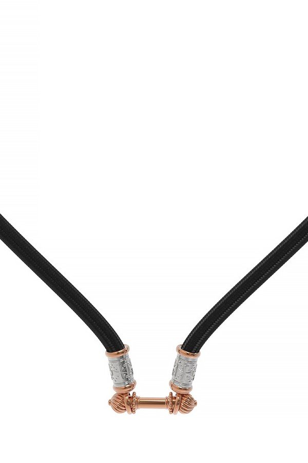 Шнурок шёлковый из золота c шёлковым шнурком