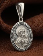 Образок из белого золота 585 пробы