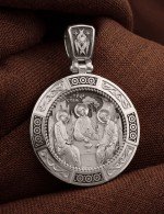 Образок из белого золота